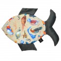Poduszka Fisherka - Velvet Dark Grey Aviarium