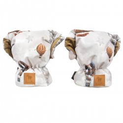 Waterproof Muff/Gloves Caramel Up in the Air Velvet