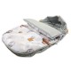 Stroller Bag S/M (0-1 year) Silver Up in the Air Velvet