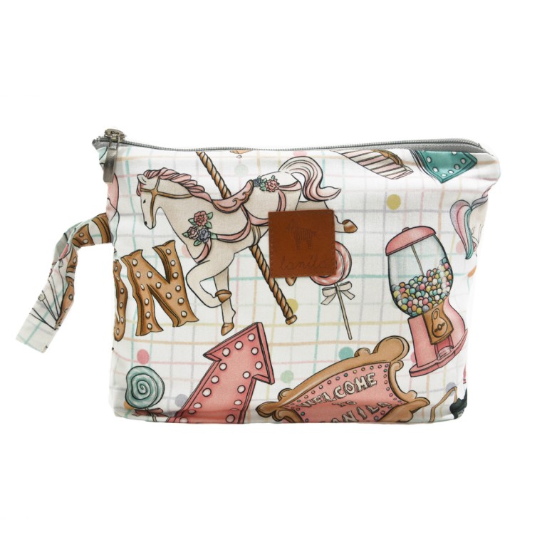 Cosmetic Bag Set Baby Shower S and L