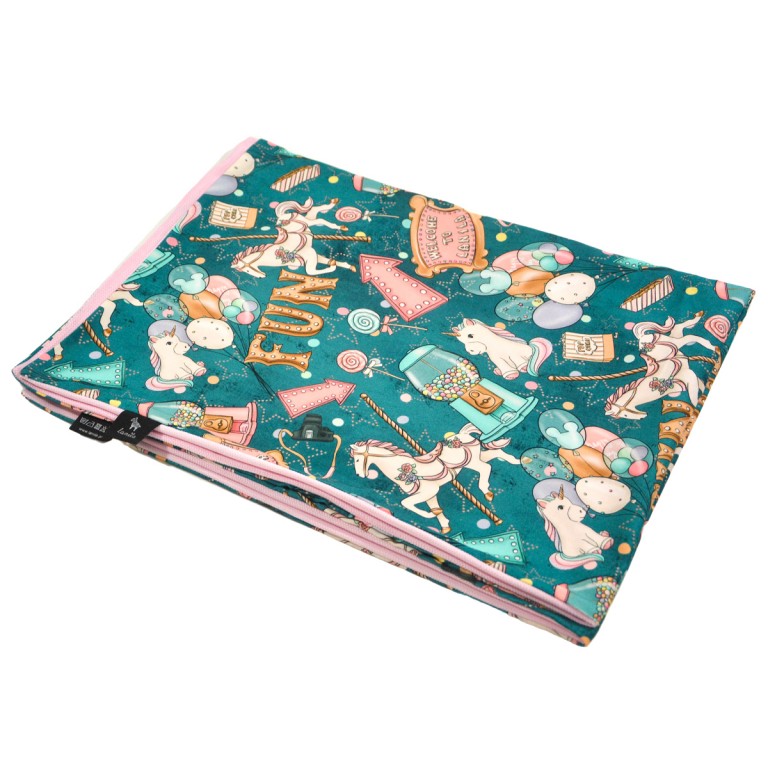 Newborn Blanket Light 60x70 Pink Baby Shower by Night - Velvet