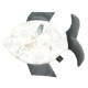 Fish Pillow Dark Grey Frozen - Velvet
