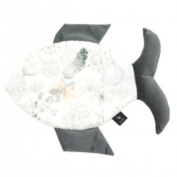 Poduszka Fisherka - Velvet Dark Grey Frozen