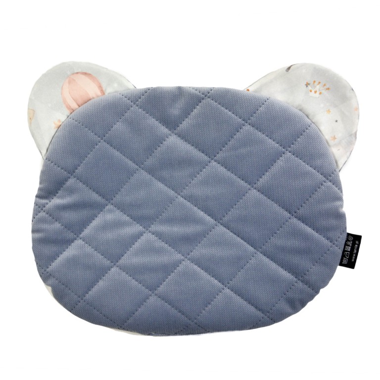 Teddy Pillow Grey Magical - Velvet