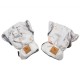 Waterproof Muff/Gloves Grey Magical Velvet