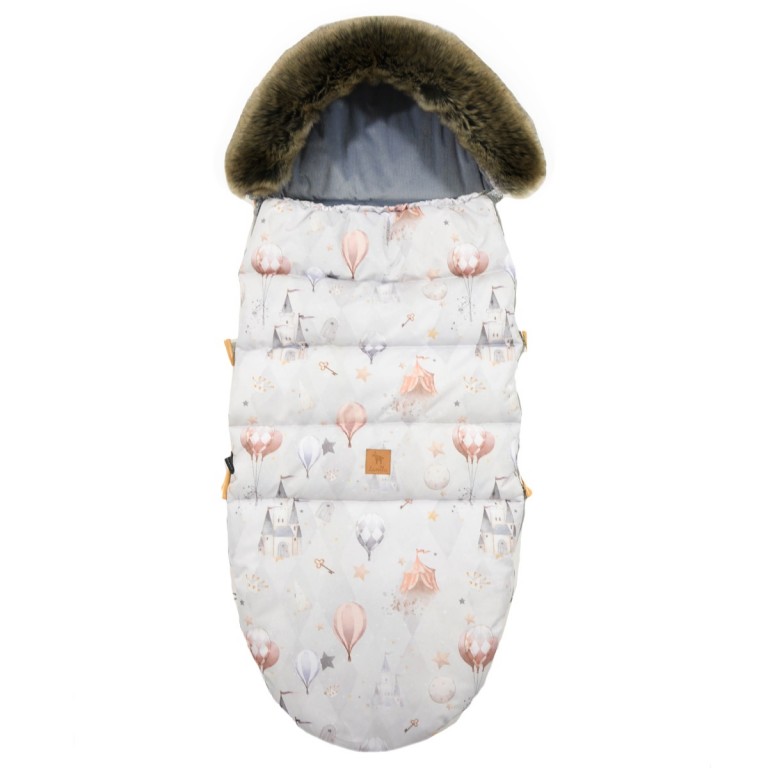 Śpiworek z futrem Grey Magical L/XL (13 lat)