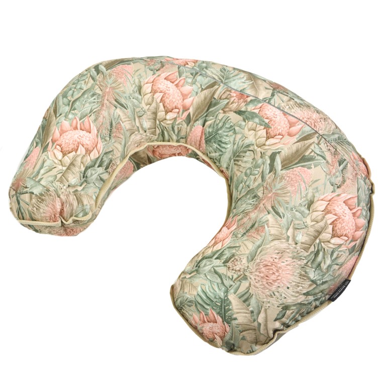 Breastfeeding Pillow Latte Botanic - Velvet