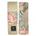 Seatbelt Cover Latte Botanic - Velvet