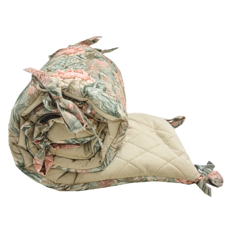 Bed Bumper 70x140cm - Velvet Latte Botanic