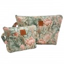 Cosmetic Bag Set Botanic S and L