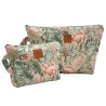 Cosmetic Bag Set Botanic S and L