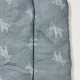 Second Type (nr 241) - Baby Pillow 100% Bamboo – Muslin Grey Lanila 28 x 24cm