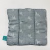 Second Type (nr 241) - Baby Pillow 100% Bamboo – Muslin Grey Lanila 28 x 24cm