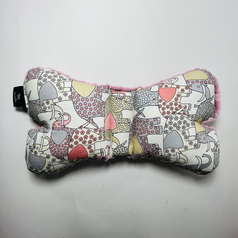 End of collection - Poduszka Motylek - Dusty Rose Elephant