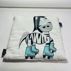 Second Type (no. 262) - Medium Bed Pillow 35x35cm Pink Lanila - Velvet