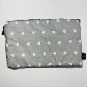 End of collection - Medium bed pillow grey Stars 25 x 40cm