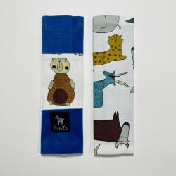 Second Type - Seatbelt Cover Blue In the Zoo - Velvet