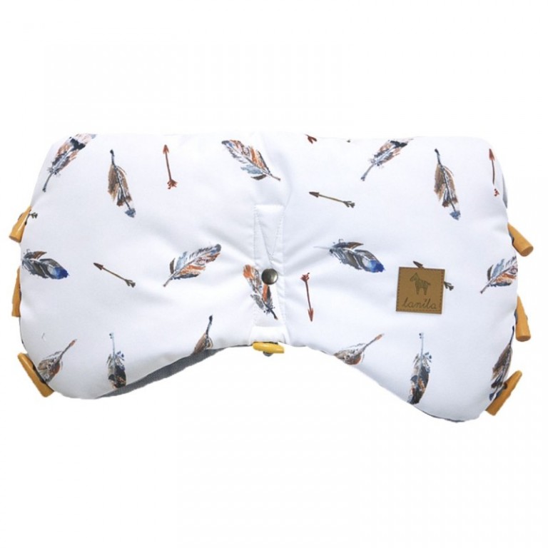 Second Type (no. 306) - Waterproof Muff Grey Pure - Velvet