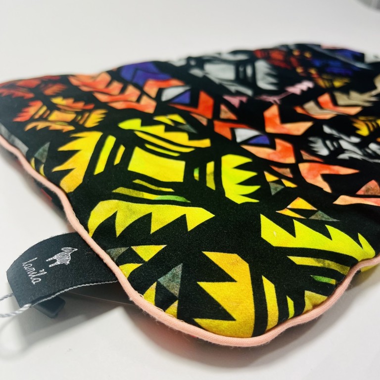 Końcówka kolekcji - Bawełniana poduszka z lamówką 25x40 Orange Boho