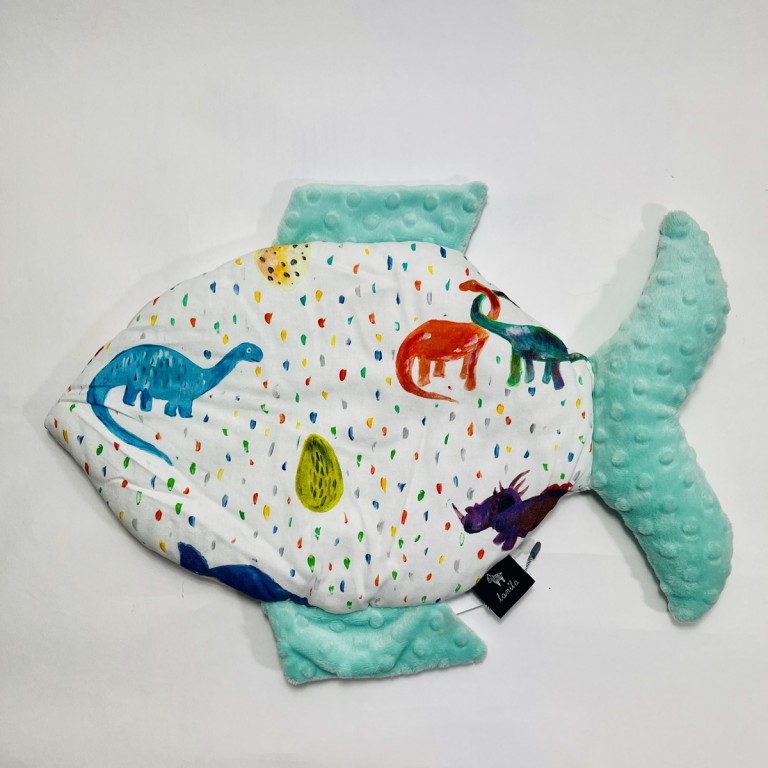 End of collection - Fish Pillow Mint Dino