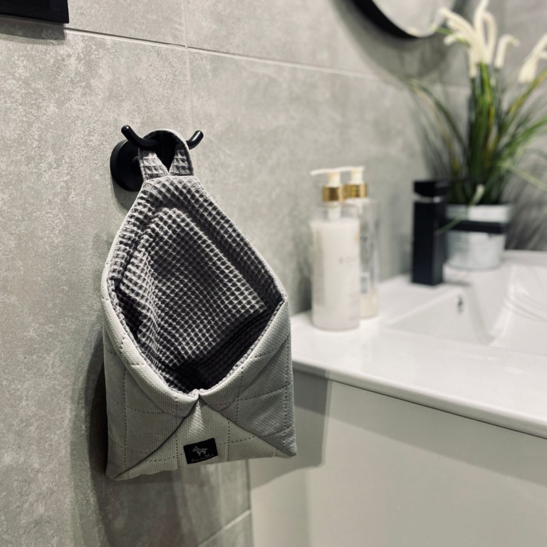 Hanging Container/Basket Silver Velvet