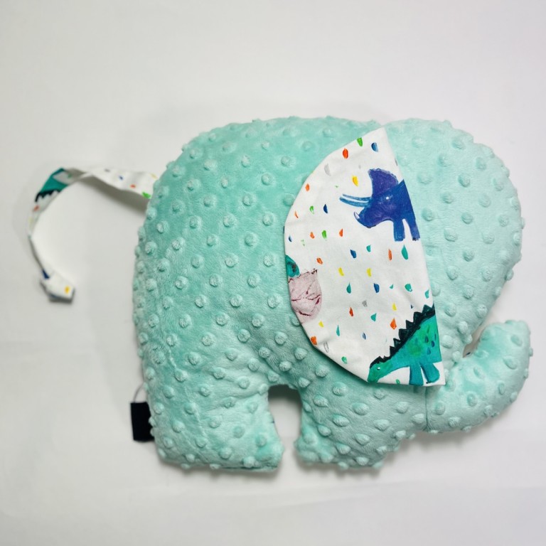 Końcówka kolekcji - Poduszka - przytulanka Lucky Guy Mint Dino
