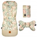 NEW Baby Set Pad + Pillow + Cover + Strap Latte Botanic - Velvet