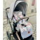 NEW Stroller Pad Grey Baby Shower - Velvet