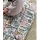 NEW Stroller Pad Sepia Rose Vintage Meadow - Velvet