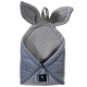 Hanging Container/Basket Bunny Grey Velvet