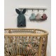 Hanging Container/Basket Bunny Khaki Velvet