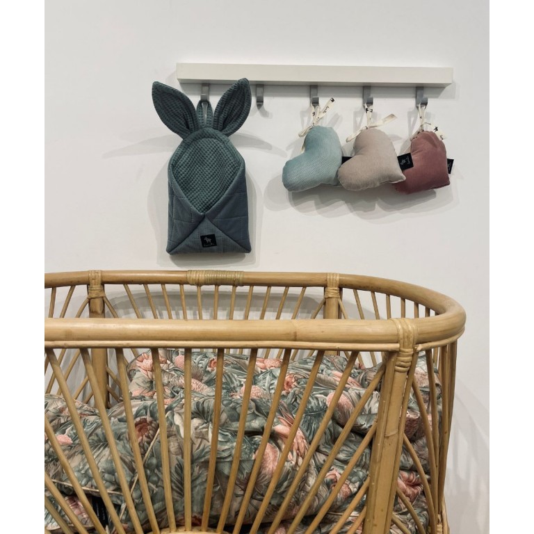 Hanging Container/Basket Bunny Khaki Velvet