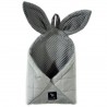 Hanging Container/Basket Bunny Silver Velvet