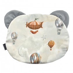 Teddy Pillow Silver Up in the Air - Velvet