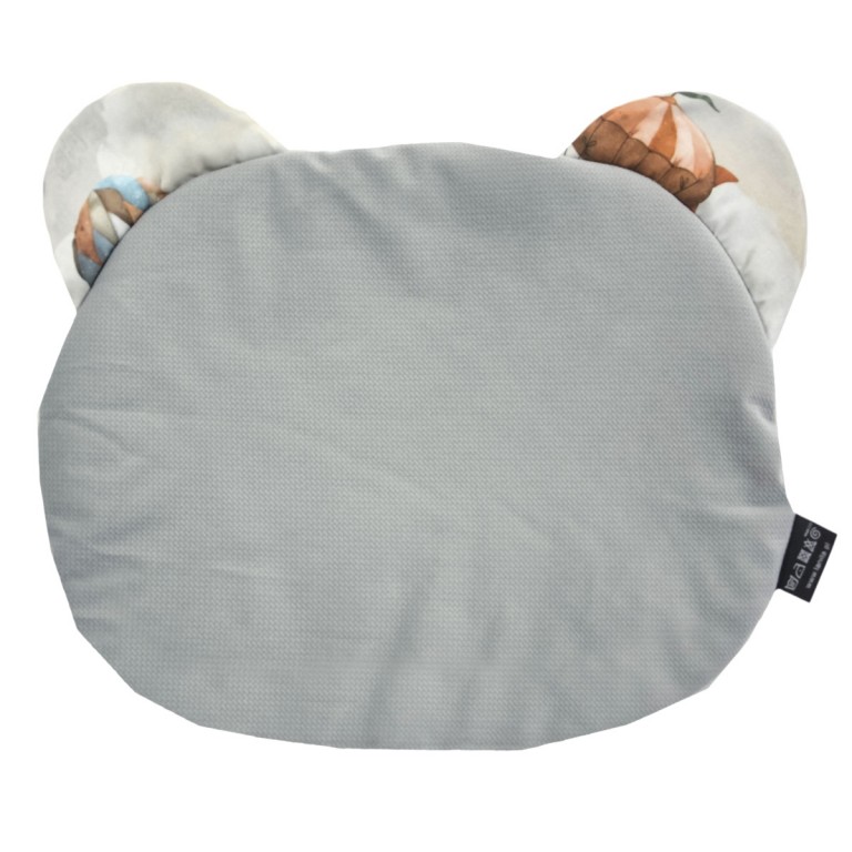 Teddy Pillow Silver Up in the Air - Velvet