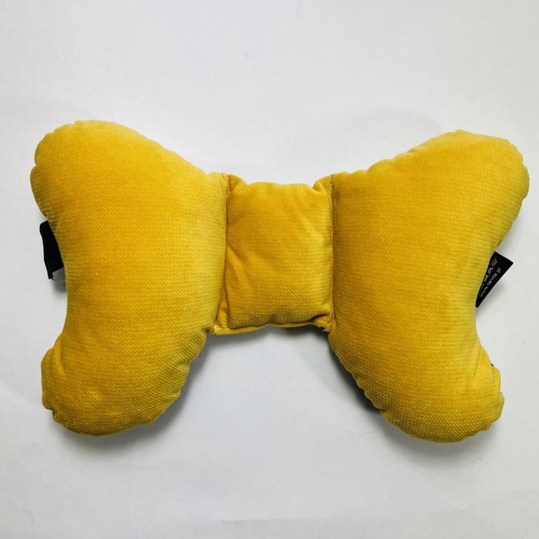 End of collection - Shock-Absorbent Pillow Curry Goldenprint - Velvet