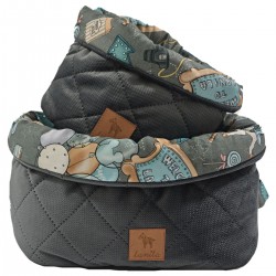 Container Set Navy Dark Grey Baby Boy S and M