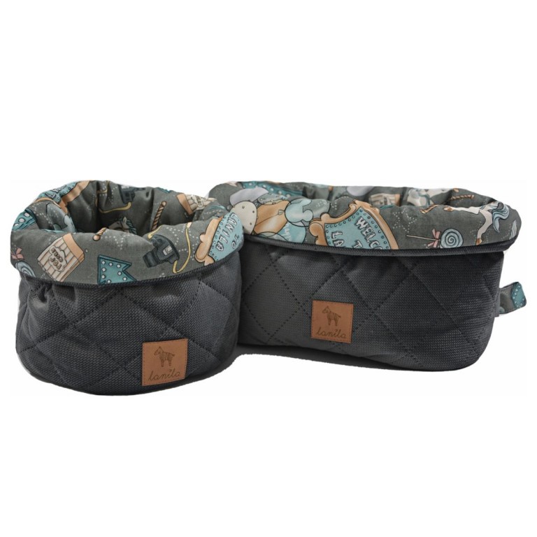 Container Set Navy Dark Grey Baby Boy S and M