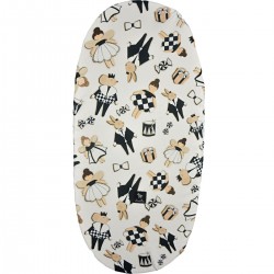 Bedsheet 35x75cm Ladies and Gentlemen