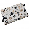 Medium Bed Pillow 25x40 Latte Ladies and Gentlemen - Velvet