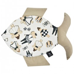 Poduszka Fisherka - Velvet Latte Ladies and Gentlemen