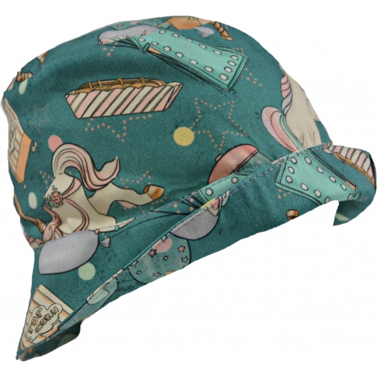 Cotton Bucket Hat Baby Shower by Night - XS