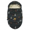 NOWY Śpiworek Wiosenny Latte Follow The Zebra Velvet S/M (0-1 roku)