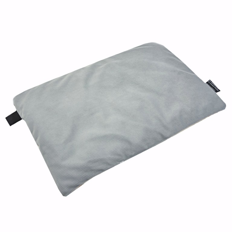 Medium Bed Pillow 25x40 Silver Up in the Air - Velvet