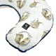 Breastfeeding Pillow Navy Mr. Bunny - Velvet
