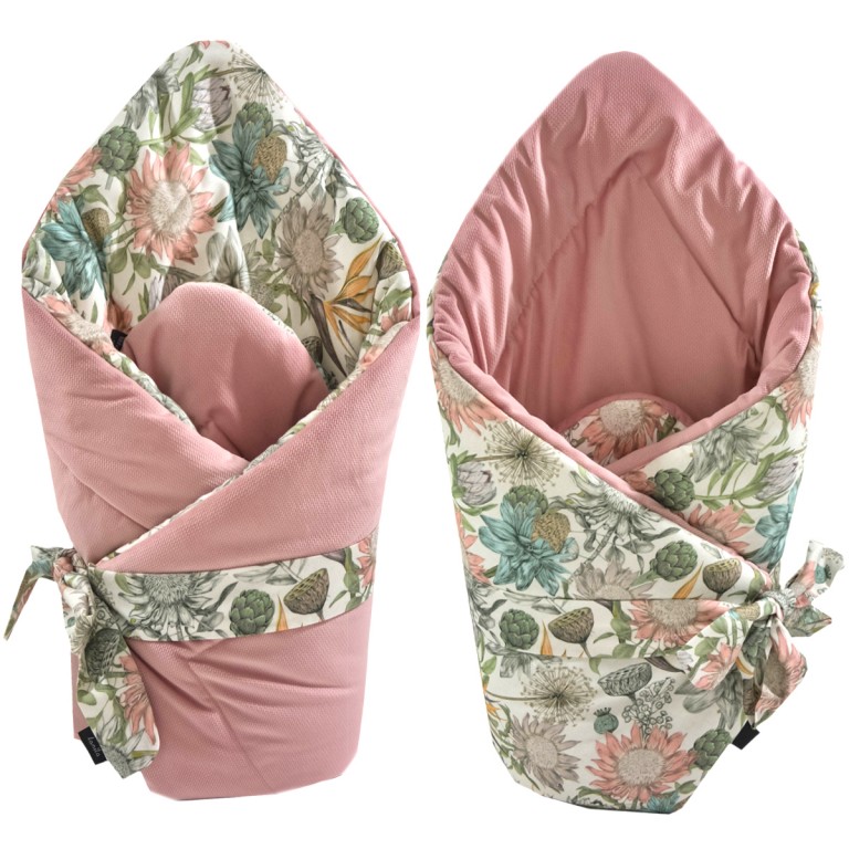 Cone Coverlet Sepia Rose Vintage Meadow - Velvet