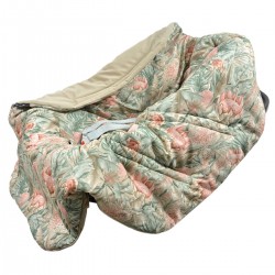 Car Seat Blanket Latte Botanic