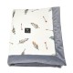 Baby Set Newborn Blanket Velvet 60x70cm + Teddy Pillow Grey Pure