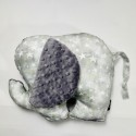 Lucky Guy Pillow Grey Minky Goodnight