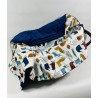 Car Seat Blanket Navy In the Zoo